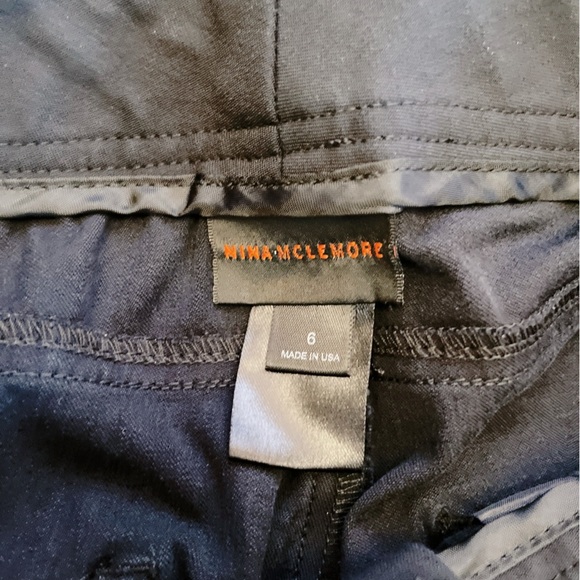 Nina Mclemore Womens Performance pants Stretch equestrian stretch low rise navy - Picture 6 of 8